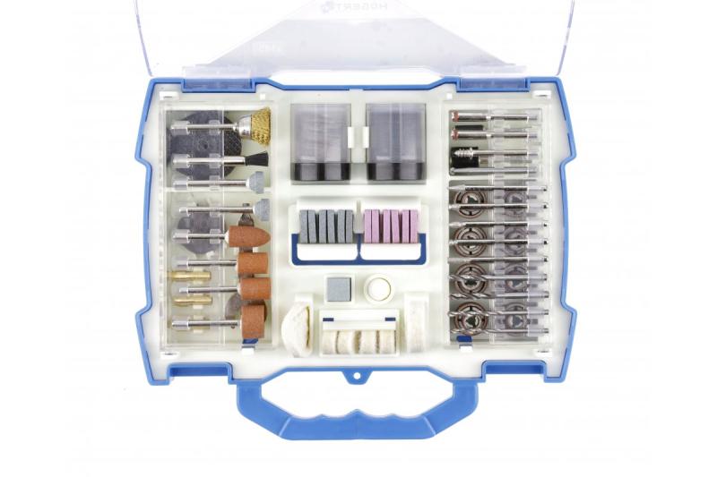 Hoegert Set rezervnih delov za mini brusilnik, 155 kosov. 1208960202