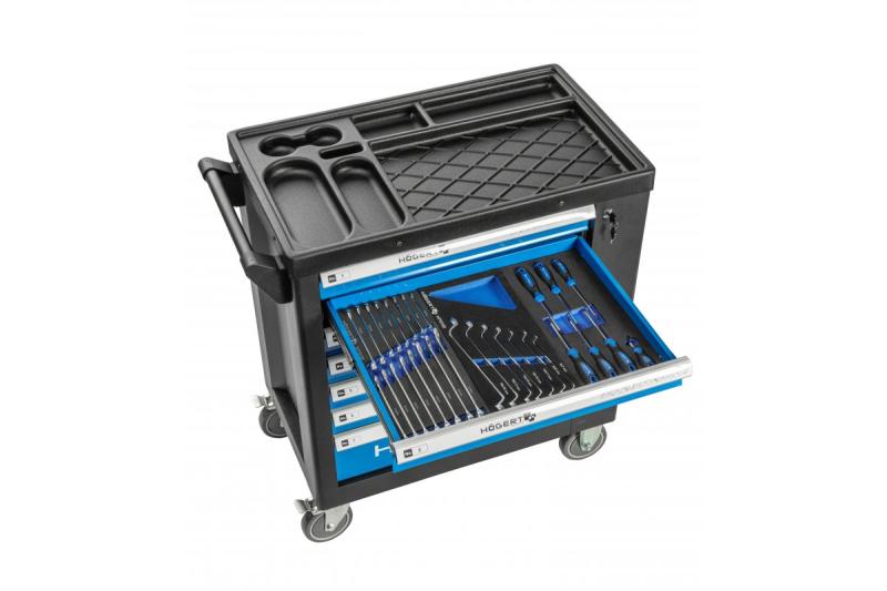 Hoegert orodarnica s 7 predali in stranska vrata z dodatki 544 kosov. 1208962010