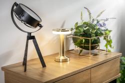 Decor Monum Namizna Svetilka 3W 200lm DC 5V 1A 3000 K 3 kosi Zatemnljiva baterija 1800 mAh zlata. 1208962505