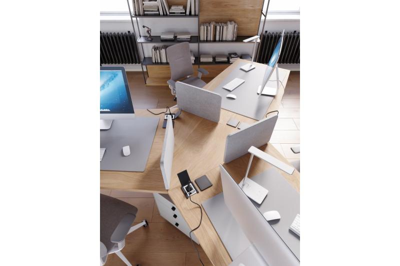 Decor Bureau Lamp Tritton 6W 340lm AC220-240V 4-CCT Brezžično Polnjenje USB PF>0.5 RA>80 bela. 1208962517