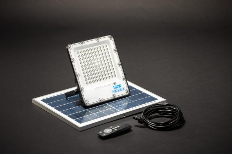 LED reflektor BRAVOS, 200W, 2000lm, 6400K, IP65, 120°, solarni panel, daljinski upravljalnik, 3y 1208962683