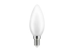 LED svetilka, POLPREGLEDNA ŽAROVKA, C35, 4000K, E14, 4W, 420lm, AC220-240V/50-60Hz, RA>80, 360° 1208962691