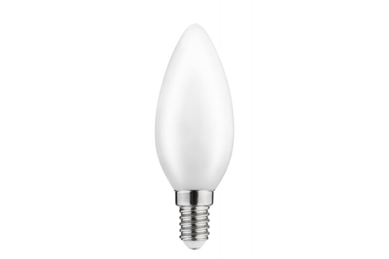 VIR SVETLOBE LED, MLEČNI FILAMENT, A-G, C35, 4000K, E14, 4,0W, AC220-240V, 360°, 420lm, 44mA 1208962694
