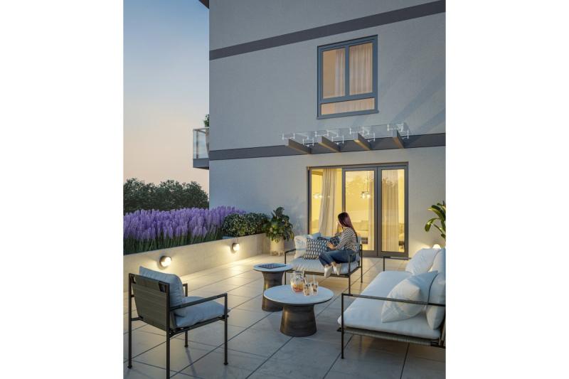 Svetilka za zunanjo dekoracijo fasade CANTI LED 12W 1000lm AC220-240V 50/60Hz IP65 4000K 1208962698