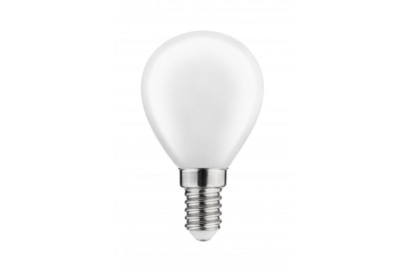 LED žarnica, FROSTED FILAMENT, G45, 3000K, E14, 4W, 400lm, AC220-240V/50-60Hz, RA>80, 360° 1208962778