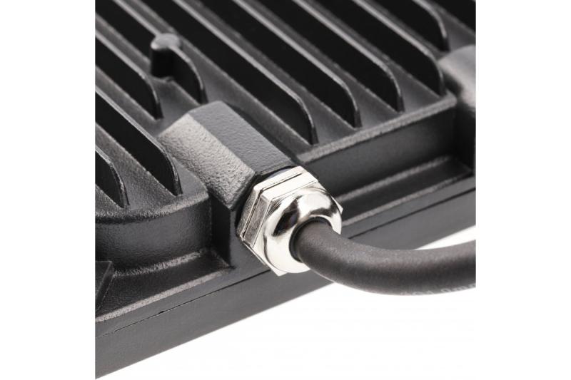 LED reflektor iNEXT z detektorjem gibanja 50W 4000lm, PF>0,9, RA>80, IP65, 120°, 6400K, črno ohišje 1208962862