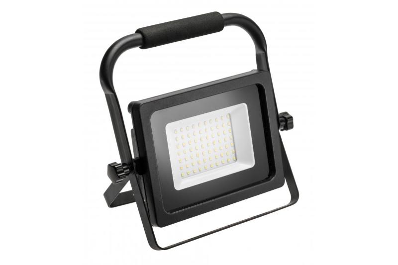 LED reflektor iNEXT (prenosni) 50 W 4000 lm, PF>0,9, RA>80, IP65, 120°, 6400 K, črno ohišje 1208962863