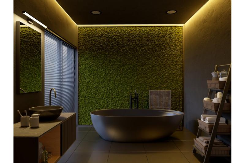 Dekorativna Led svetilka Catania 400mm 8W AC220-240V 50/60Hz 4000K IP44 RA >80 640lm Črna. 1208962884