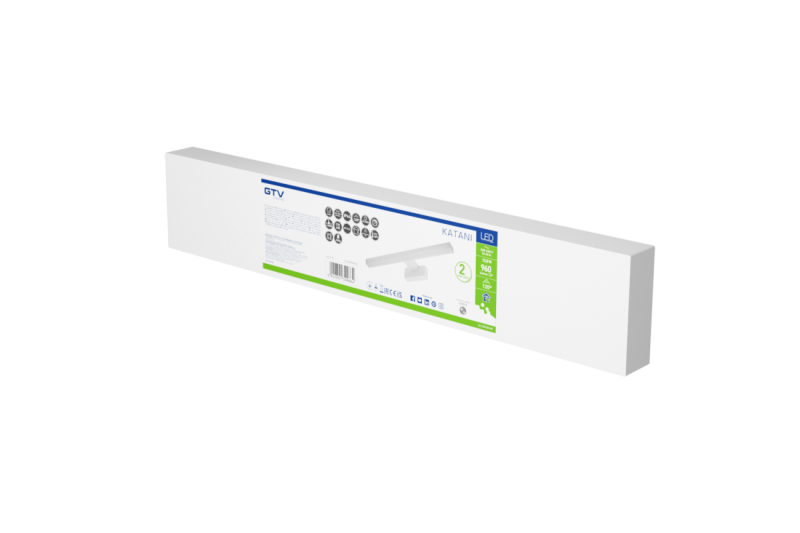 Decor Led-svetilka Catania 600mm 12W AC220-240V 50/60Hz 4000K IP44 RA >80 960lm Bela 1208962885