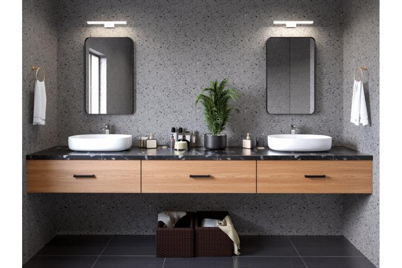 Decor Led-svetilka Catania 600mm 12W AC220-240V 50/60Hz 4000K IP44 RA >80 960lm Bela 1208962885