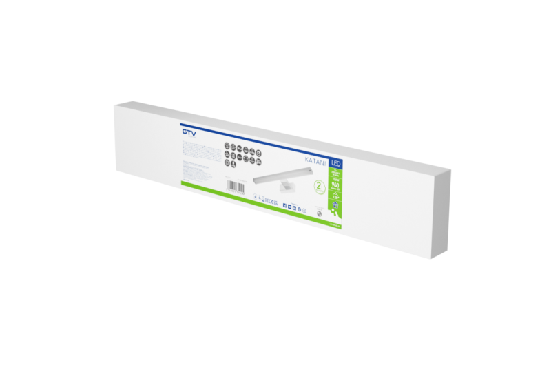 Dekorativna LED svetilka Catania 600mm 12W AC220-240V 50/60Hz 4000K IP44 RA >80 960lm Krom. 1208962886