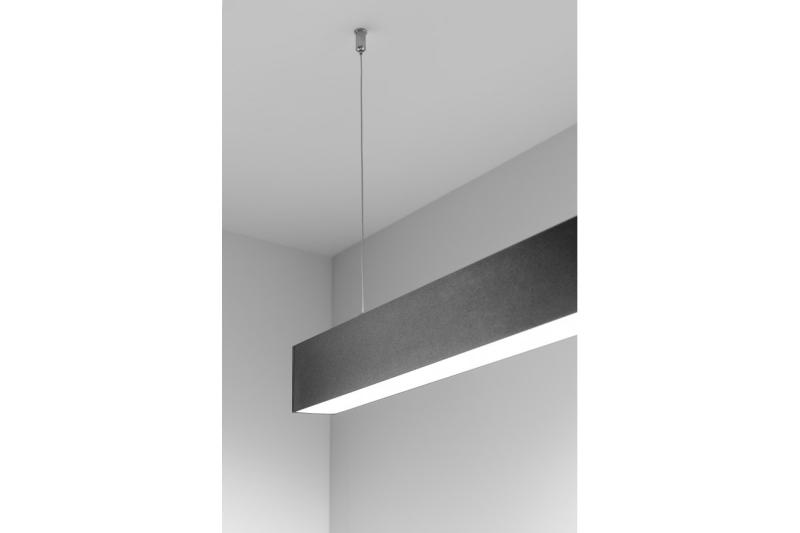 Decor LED linearna svetilka LUNA-A 40W 3200lm AC220-240V 50-60Hz 100° RA>80 PF>0,9 AL/PC 4000K 120cm črna. 1208962939