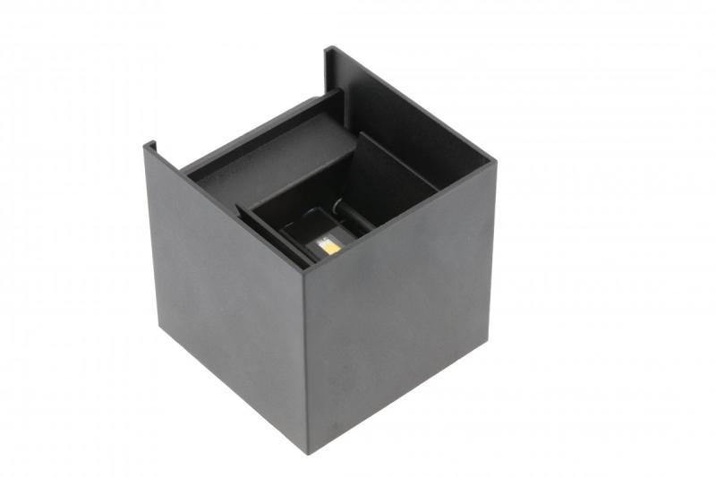 Decor MISSOURI-K LED žarnica 7W 540lm AC220-240V 50/60 Hz PF>0.5 Ra≥80 IP54 IK08 4000K kvadratna črna. 1208962994