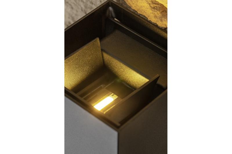 Decor MISSOURI-K LED žarnica 7W 540lm AC220-240V 50/60 Hz PF>0.5 Ra≥80 IP54 IK08 4000K kvadratna črna. 1208962994