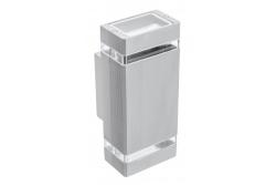 Deco stenska svetilka z dvema smereh NESSA GU10 MAX. 2x50W IP54 AC220-240V 50/60Hz siva. 1208963008