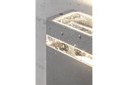 Decorativna stenska svetilka enosmerna NESSA GU10 MAX. 50W IP54 AC220-240V 50/60Hz siva. 1208963010