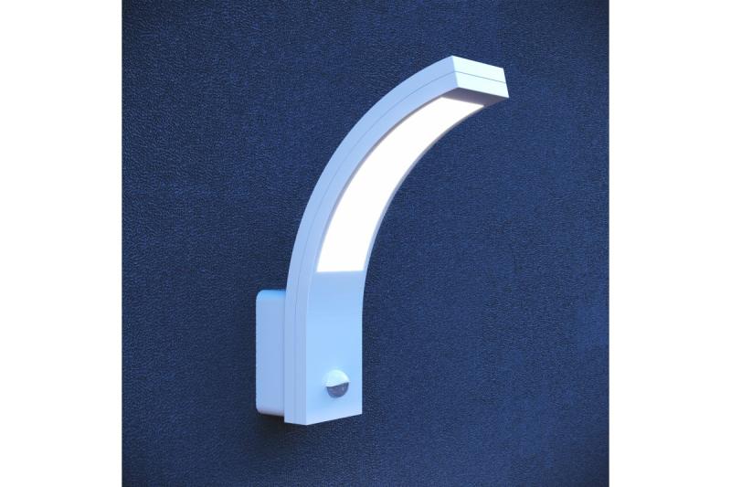 LED svetilka PARIS z gibalskim senzorjem 10W 900lm IP54 AC220-240V 50/60Hz 140° 9m 4000K bela. 1208963095