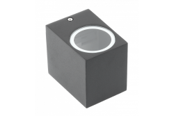 Decorativna fasadna svetilka z enosmerno osvetlitvijo TIAGO KW GU10 MAX.35W IP54 AC220-240V 50/60Hz črna. 1208963206