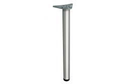 Okrogla miza iz aluminija, visoka 71 cm, nastavljiva 3 cm, s premerom noge 6 cm 1208963582