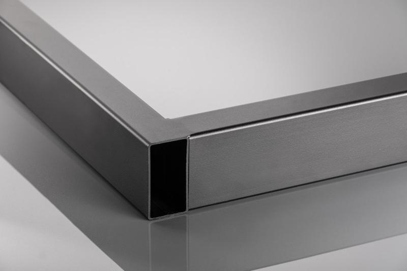 Okvir noge GTV INDUSTRIA, trapezoiden, H=710 mm, W=820 mm, profil 80 x 40, jeklo, črno 1208963602