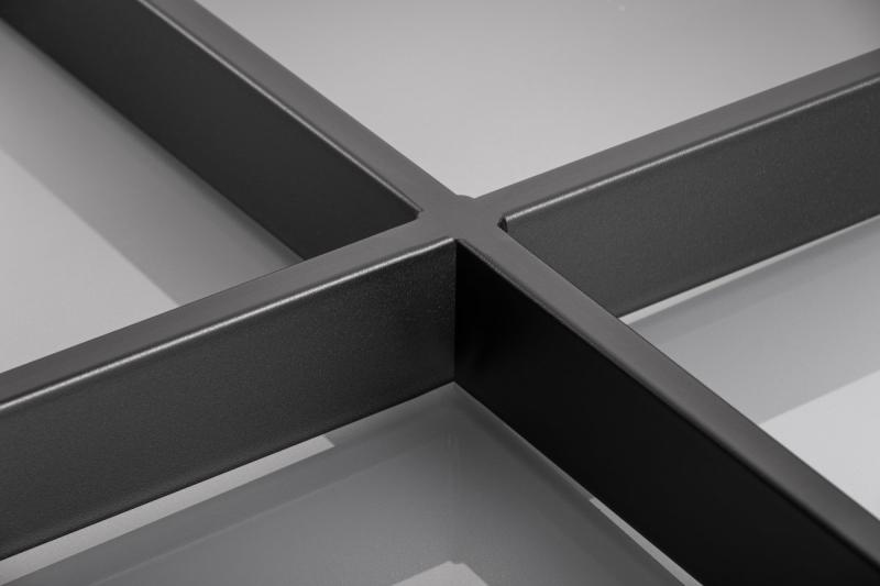 Okvir noge GTV INDUSTRIA, križ, H=710 mm, Š=820 mm, profil 80 x 40, jeklo, črna 1208963605