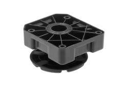 Noga ML za težke naloge 500 kg h 50-75mm plastika črna NOVA 1208963616