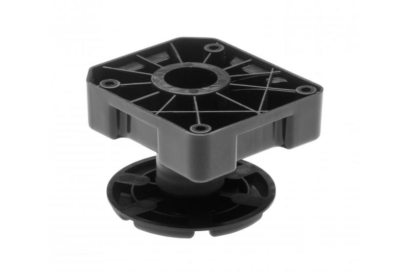 Noga ML heavy duty 500 kg h 65-85mm plastična črna NEW 1208963617