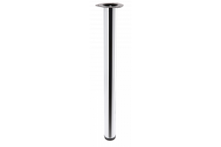 Okrogla miza noga krom 71cm visoka nastavljiva 2cm z nogo premera 6cm 1208963629