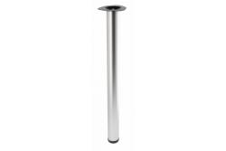 Noga za mizo, okrogla, satenasta, višina 71cm, nastavljiva za 2cm, z premerom noge 6cm 1208963630