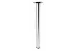 Okrugla miza iz aluminija visoka 71cm prilagodljiva 2cm z nogo premera 6cm 1208963631