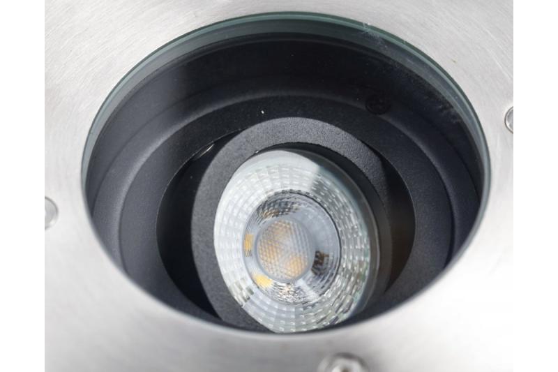 Decor Overstavljena svetilka BETA-K z nastavljivim kotom, max. 50 W GU10 IP67 AC220-240V 50/60Hz inox. 1208963697