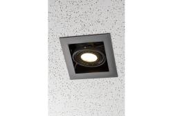 Decor PIREO stropna vgradna svetilka ENOSTAVNO črna/črna 1208963774