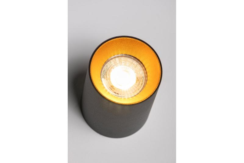 Decor Plafonska svetilka AERO aluminij 70x100mm IP20 max. 20W okrogla črna. 1208963807