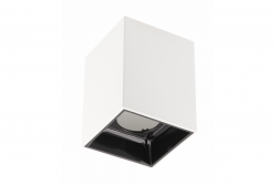 Decor Plafonska Svetilka ARIES PC 77x100mm IP20 max 20W kvadratna bela/črna. 1208963814