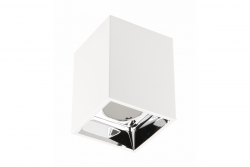 Decor Plafondarmatuur ARIES PC 77x100mm IP20 max 20W kvadratna bela/krom. 1208963817