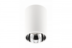 Decor Plafondarmatuur ARIES PC 73x105mm IP20 max 20W okrogla bela/krom. 1208963821