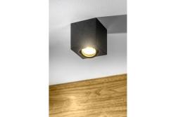 Decor Plafonska svetilka AVEIRO BIS aluminij 80x80x90mm IP20 max 20W kvadratna črna. 1208963836