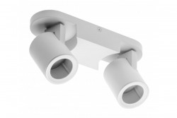 Decorlamp voor plafondarmatuur BLINK AC220-240V 50/60 Hz GU10 max. 20W*2 IP20 dvojno bela. 1208963843