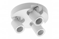 Decor Plafonska svetilka BLINK AC220-240V 50/60 Hz GU10 max. 20W*3 IP20 trojna bela 1208963845