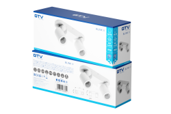 Decor Plafondarmatuur BLINK II max. 250V 50/60 Hz GU10 max. 20W*2 IP20 Dvojna Bela 1208963847