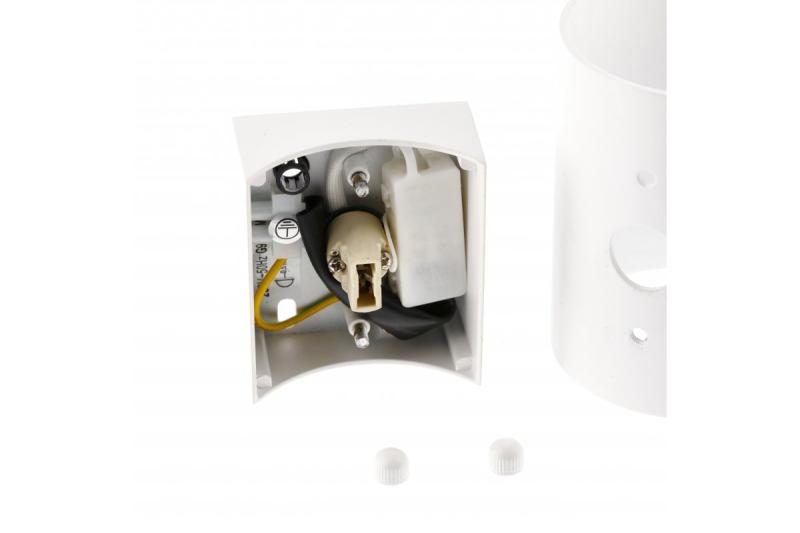 Dekorativna stenska svetilka CAMPIONE aluminij G9 IP20 max. 40W IP20 okrogla bela. 1208963852