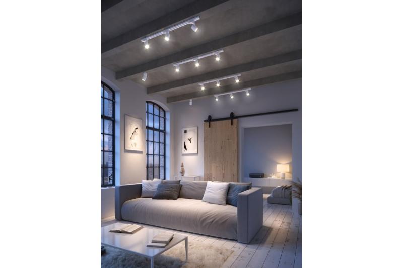 Decor Plafondarmatuur FARGO aluminium 70x160mm IP20 max 20W okrogla bela. 1208963878