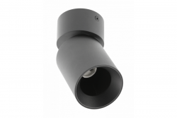 Dekor Plafonska svetilka FARGO 2 aluminij 70x166mm IP20 max 20W okrogla črna. 1208963880