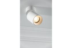 Decoratieve plafondarmatuur FARGO 2 aluminium 70x166mm IP20 max 20W rond zwart. 1208963881