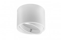 Decor ISUMI stropna svetilka z nastavljivim kotom aluminij 130x100 IP20 ES111 GU10 okrogla bela. 1208963895