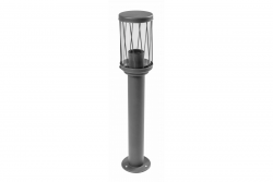 Decor KERTA-P 50 vrtna svetilka E27 MAX.12W IP44 AC220-240V 50-60Hz stebriček grafit 1208963907