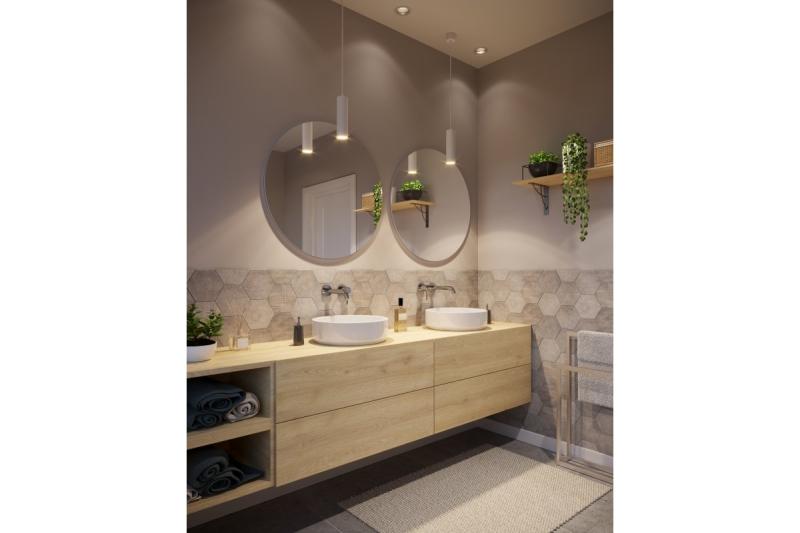 Deco Viseča svetilka LAGOS GU10 aluminij IP20 max. 20W bela 1208963910