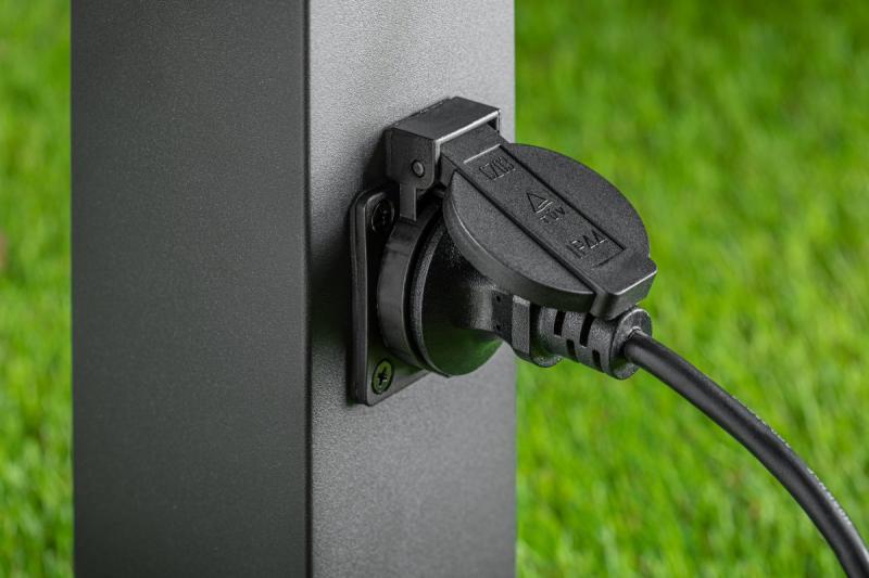 Decor Tuinarmatuur LARGO-P 50 E27 MAX.15W IP44 AC220-240V 50-60Hz max. 2500W montažni drog grafit. 1208963919