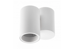 Decor Plafonska svetilka LUPO aluminij 11,6x5,6x11,5 IP20 1*GU10 max. 50W okrogla bela. 1208963927
