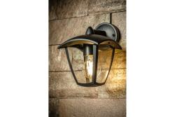 Decor Tuinarmatuur MARINA-AD E27 MAX.20W IP54 AC220-240V 50-60Hz ravna spodnja stenska svetilka črna. 1208963929